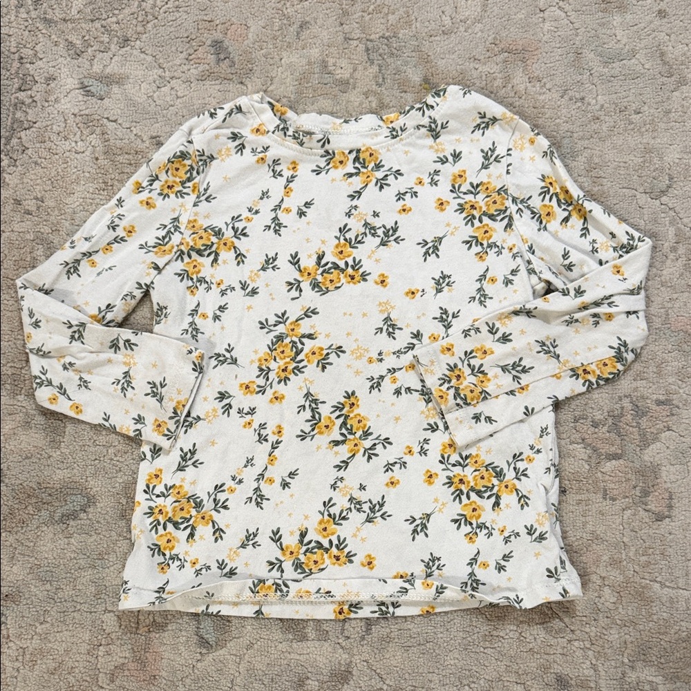 Old Navy Toddler Long Sleeve Floral Tee - 3T